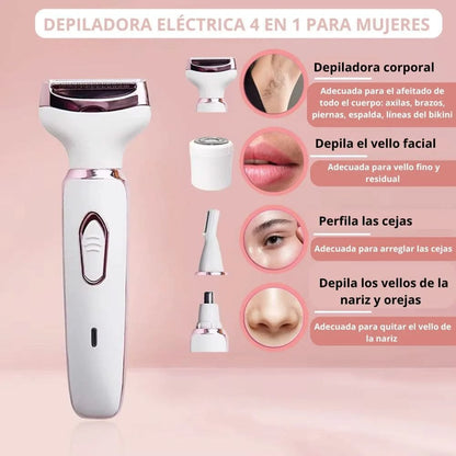 Depiladora Dama 4 en 1 Maquina Mujer